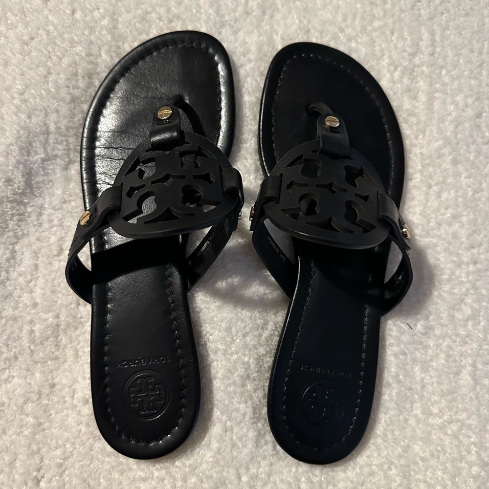Tory Burch Miller Calf Leather Sandals